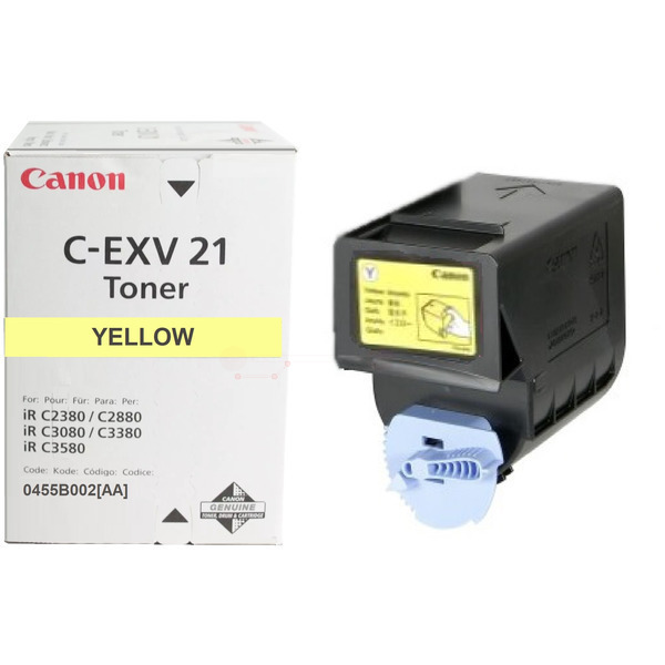 Canon 0455B002/C-EXV21 Toner yellow, 14.000 pages/5% 260 grams for Canon iR C 2880