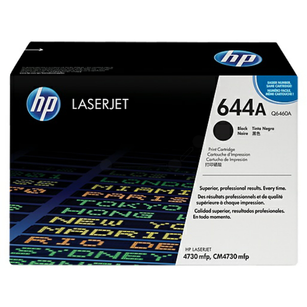 HP Q6460A/644A Toner cartridge black, 12.000 pages/5% for HP Color LaserJet 4730