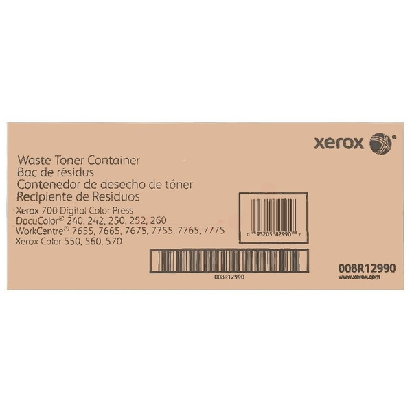 Xerox 008R12990 Toner waste box, 50.000 pages for Xerox Colour C 60/DC 240/PrimeLink B 9100/PrimeLink C 9065/WC 7755