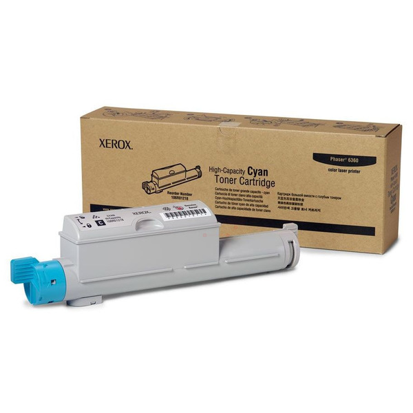 Xerox 106R01218 Toner cyan, 12.000 pages/5% for Xerox Phaser 6360
