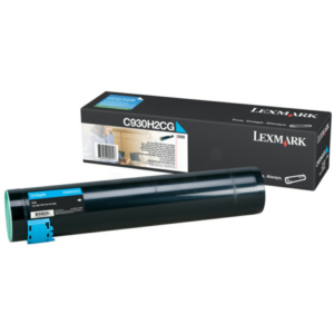 Lexmark C930H2CG Toner cyan, 24.000 pages ISO/IEC 19798 for Lexmark C 935