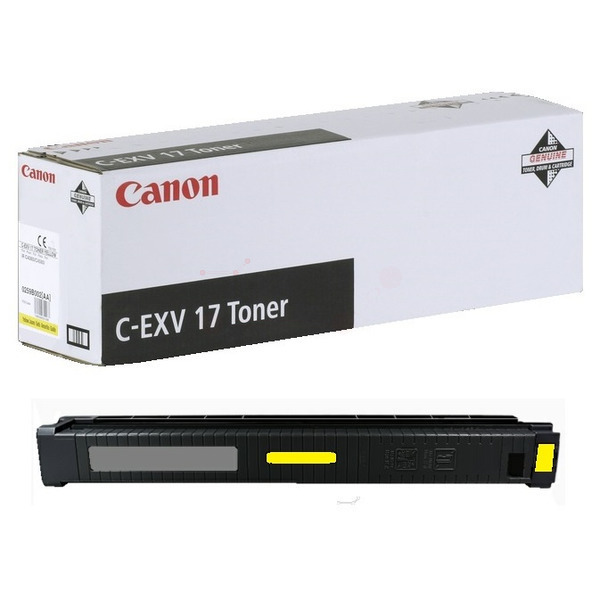 Canon 0259B002/C-EXV17 Toner yellow, 30.000 pages/5% 475 grams for Canon IR C 4080
