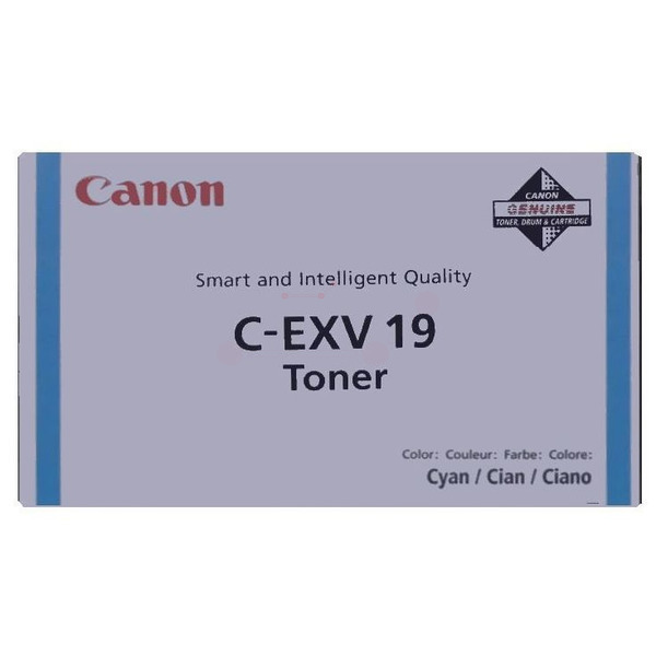 Canon 0398B002/C-EXV19 Toner cyan, 16.000 pages for Canon imagePRESS C 1