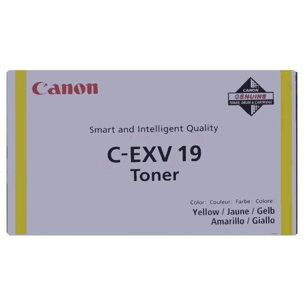 picture Canon 0400B002/C-EXV19 Toner yellow, 16.000 pages for Canon imagePRESS C 1