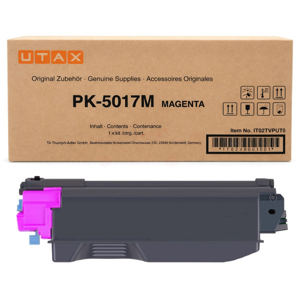 picture Utax 1T02TVBUT0/PK-5017M Toner-kit magenta, 6.000 pages ISO/IEC 19752 for TA P-C 3062