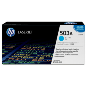 HP Q7581A/503A Toner cartridge cyan, 6.000 pages/5% for HP Color LaserJet 3800