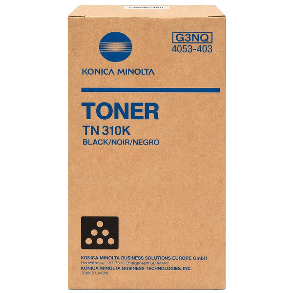 Konica Minolta 4053-403/TN-310K Toner black, 11.500 pages for KM bizhub C 350/351
