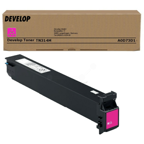 Develop A0D73D1/TN-314M Toner magenta, 17.000 pages for Develop Ineo + 353