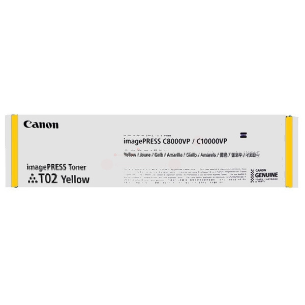 Canon 8532B001/T02 Toner yellow, 43.000 pages/5% for Canon imagePRESS C 8000