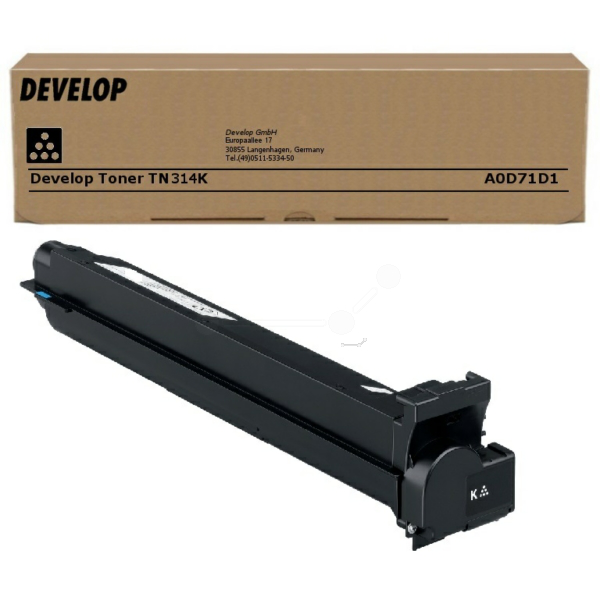 picture Develop A0D71D1/TN-314K Toner black, 21.500 pages for Develop Ineo + 353