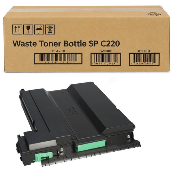 picture Ricoh 406043/TYPE 220 Toner waste box, 25.000 pages for Kyocera FS-C 1020/Ricoh Aficio SP C 220/Ricoh Aficio SP C 231/Ricoh Aficio SP C 250/Ricoh P C 300