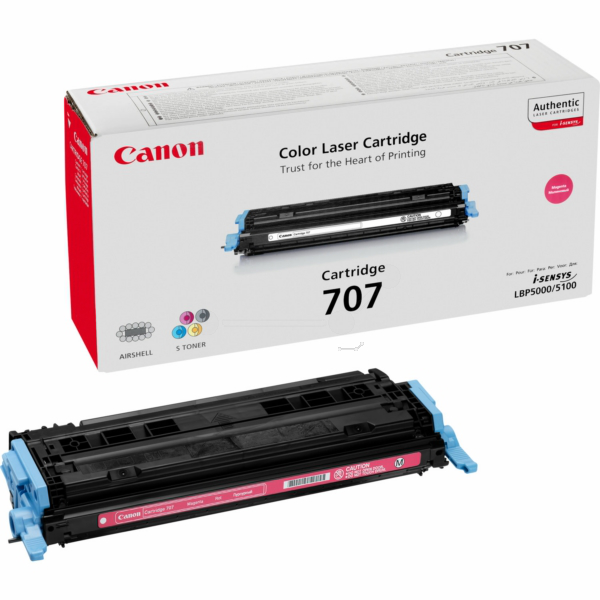 Canon 9422A004/707M Toner cartridge magenta, 2.000 pages/5% for Canon LBP-5000