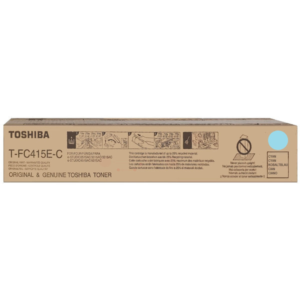 Toshiba 6AJ00000172/T-FC415EC Toner cyan, 33.600 pages for Toshiba E-Studio 2515