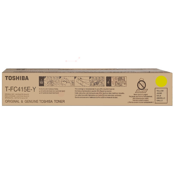 Toshiba 6AJ00000182/T-FC415EY Toner yellow, 33.600 pages for Toshiba E-Studio 2515