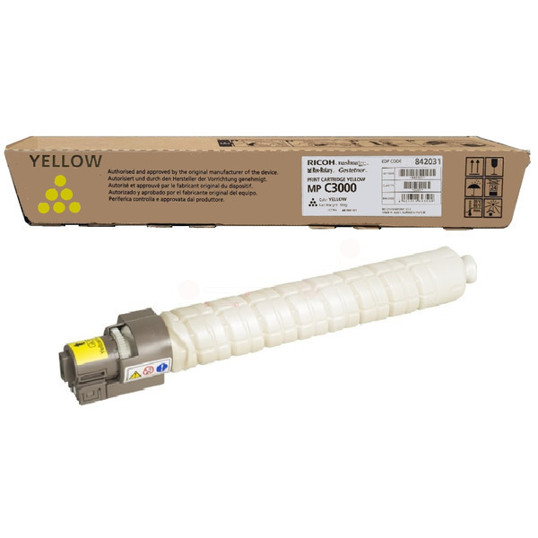 Ricoh 842031/MPC3000 Toner yellow, 15.000 pages/5% for Ricoh Aficio MP C 2500