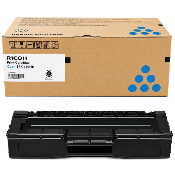 Ricoh 406480/SPC310HE Toner cyan high-capacity, 6.000 pages/5% for Ricoh Aficio SP C 231/320