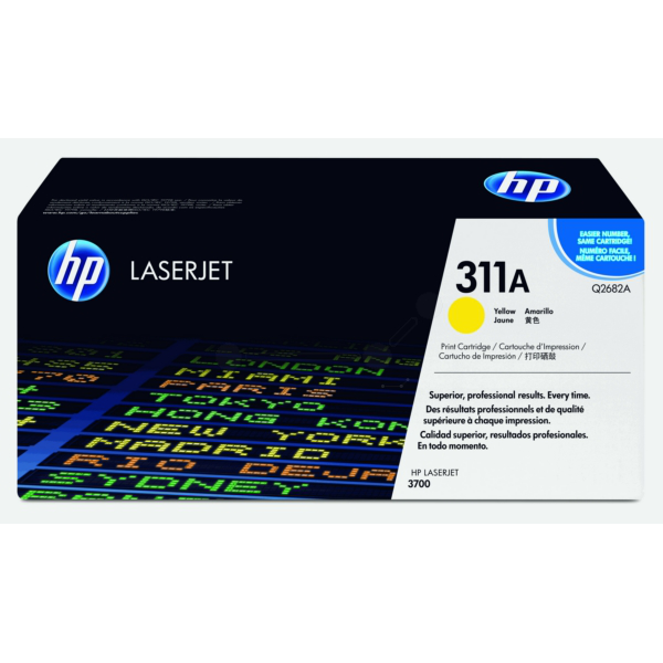 HP Q2682A/311A Toner cartridge yellow, 6.000 pages/5% for HP Color LaserJet 3700