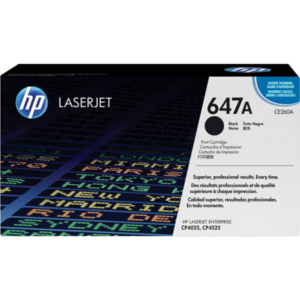 HP CE260A/647A Toner cartridge black, 8.500 pages ISO/IEC 19798 for HP CLJ CM 4540/CP 4025/CP 4520