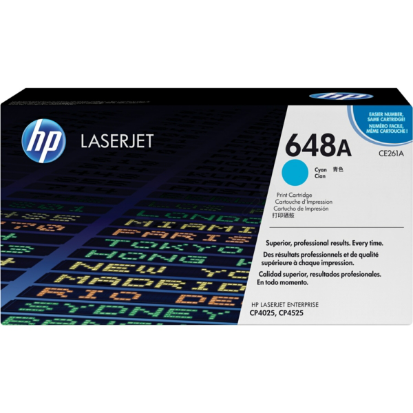 picture HP CE261A/648A Toner cartridge cyan, 11.000 pages ISO/IEC 19798 for HP CLJ CP 4025/4520