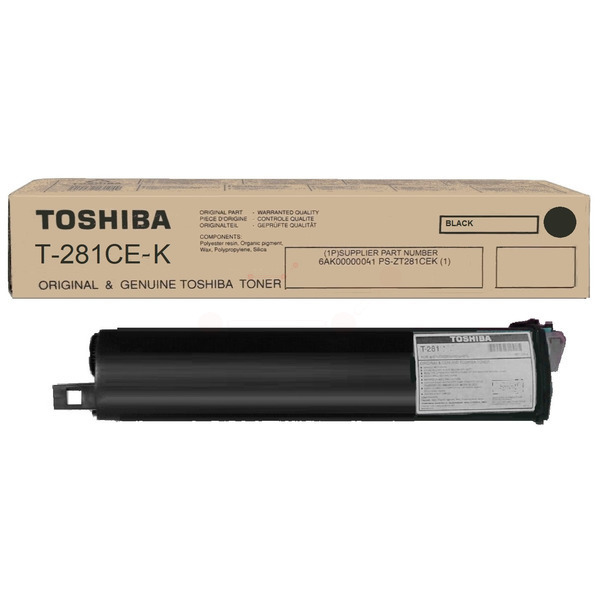 Toshiba 6AJ00000041/T-281CE-K Toner black, 27.000 pages/6% 675 grams for Toshiba E-Studio 281 C