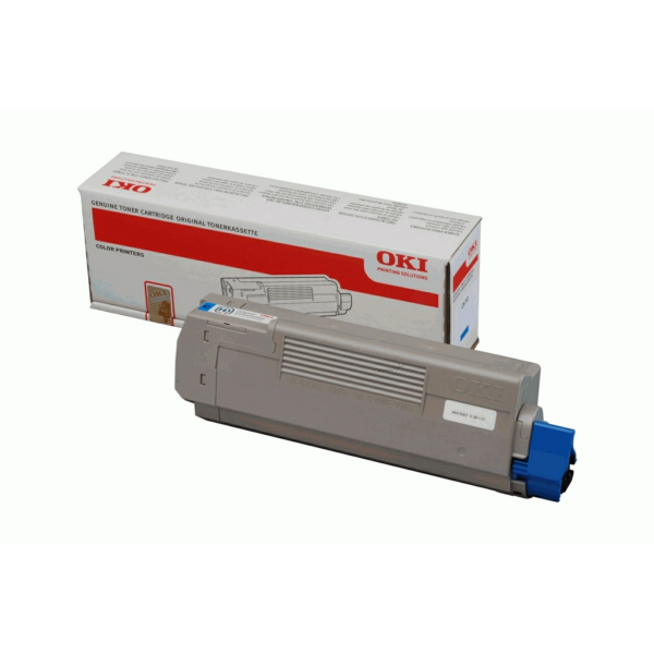picture OKI 44315307 Toner-kit cyan, 6.000 pages ISO/IEC 19798 for OKI C 610