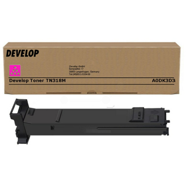 Develop A0DK3D3/TN-318M Toner magenta, 8.000 pages/5% for Develop Ineo + 20