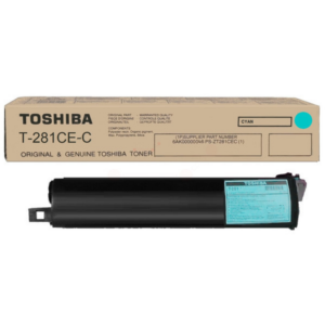 picture Toshiba 6AK00000046/T-281CE-C Toner cyan, 10.000 pages/6% 220 grams for Toshiba E-Studio 281 C
