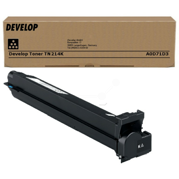 picture Develop A0D71D3/TN-214K Toner black, 24.000 pages/5% for Develop Ineo + 200