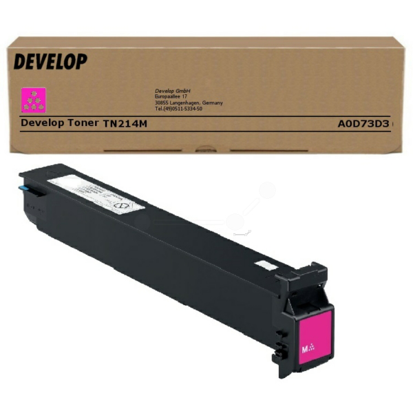 Develop A0D73D3/TN-214M Toner magenta, 18.500 pages/5% for Develop Ineo + 200