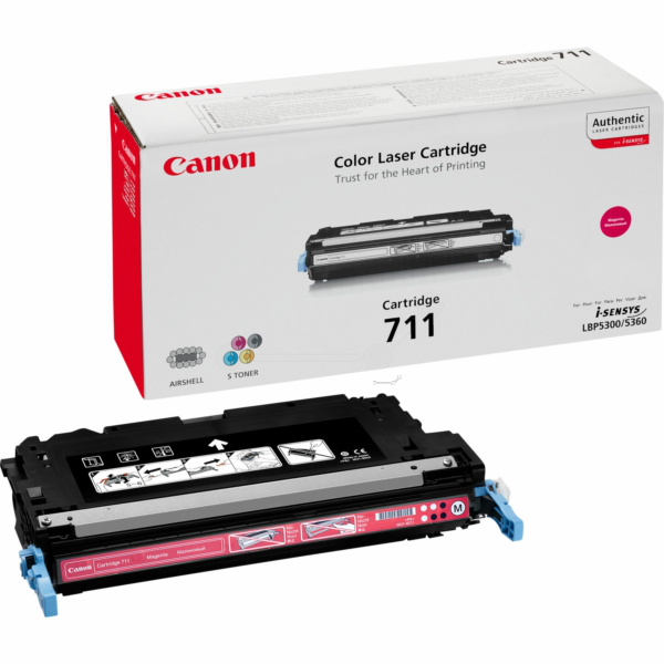 picture Canon 1658B002/711M Toner cartridge magenta, 6.000 pages for Canon LBP-5300