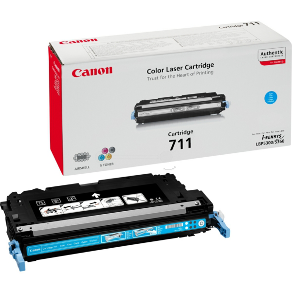Canon 1659B002/711C Toner cartridge cyan, 6.000 pages for Canon LBP-5300