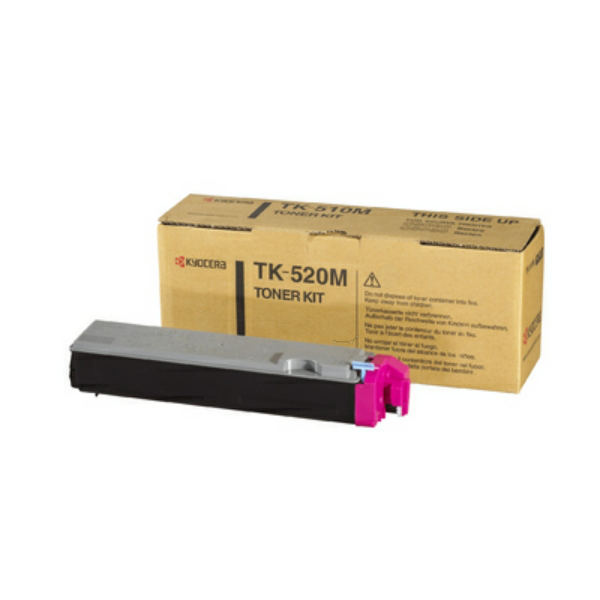 Kyocera 1T02HJBEU0/TK-520M Toner-kit magenta, 4.000 pages/5% for Kyocera FS-C 5015 N