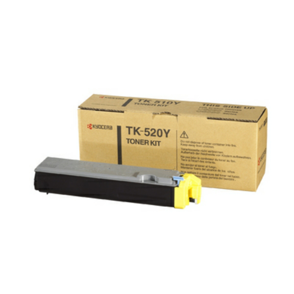 Kyocera 1T02HJAEU0/TK-520Y Toner-kit yellow, 4.000 pages/5% for Kyocera FS-C 5015 N