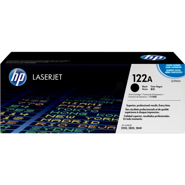 HP Q3960A/122A Toner black, 5.000 pages/5% for HP Color LaserJet 2550