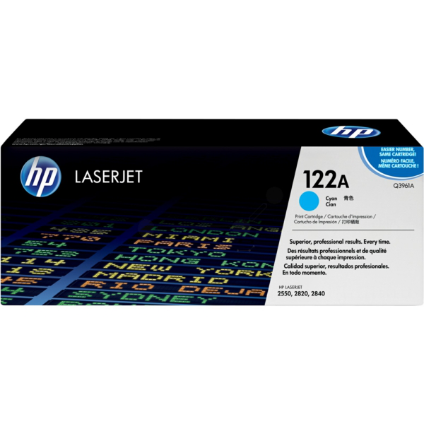 HP Q3961A/122A Toner cyan, 4.000 pages/5% for HP Color LaserJet 2550