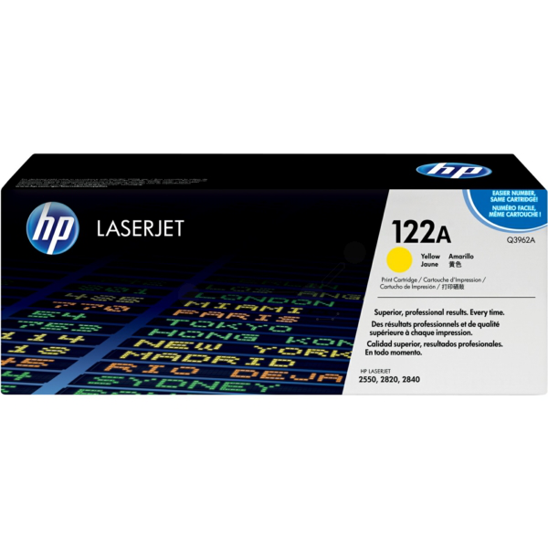 HP Q3962A/122A Toner yellow, 4.000 pages/5% for HP Color LaserJet 2550