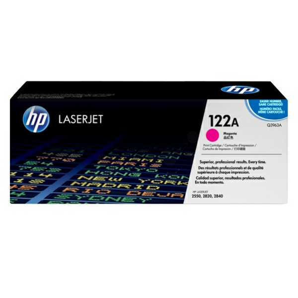 HP Q3963A/122A Toner magenta, 4.000 pages/5% for HP Color LaserJet 2550