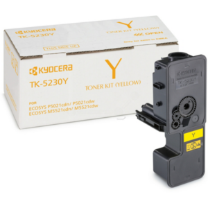 Kyocera 1T02R9ANL0/TK-5230Y Toner-kit yellow, 2.200 pages ISO/IEC 19752 for Kyocera P 5021
