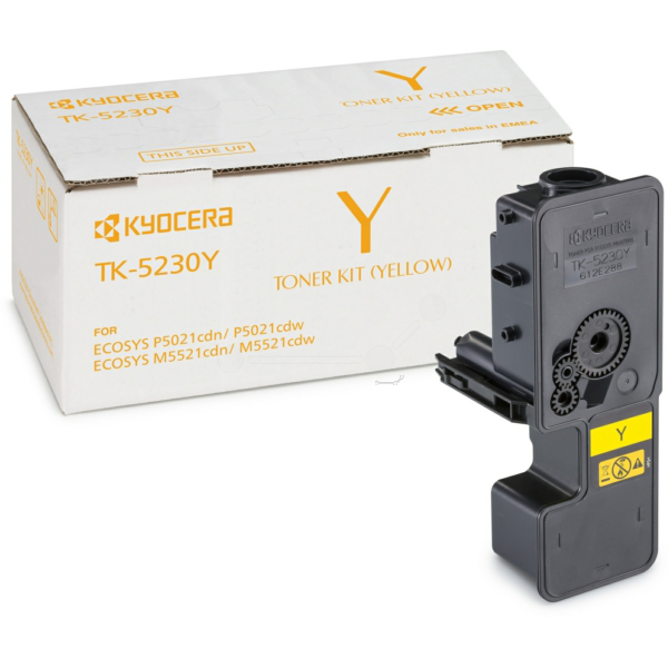 picture Kyocera 1T02R9ANL0/TK-5230Y Toner-kit yellow, 2.200 pages ISO/IEC 19752 for Kyocera P 5021