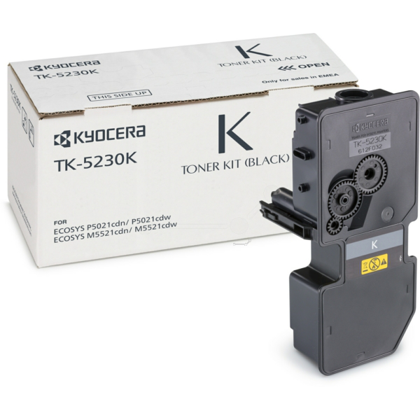 Kyocera 1T02R90NL0/TK-5230K Toner-kit black, 2.600 pages ISO/IEC 19752 for Kyocera P 5021