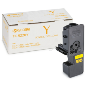 Kyocera 1T02R9ANL1/TK-5220Y Toner-kit yellow, 1.200 pages ISO/IEC 19752 for Kyocera P 5021