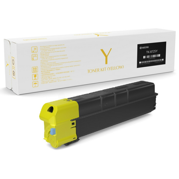 picture Kyocera 1T02NHANL0/TK-8725Y Toner-kit yellow, 30.000 pages/5% for KM TASKalfa 7052