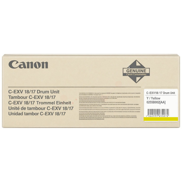 picture Canon 0255B002/C-EXV17 Drum unit yellow, 60.000 pages for Canon CLC 4040/iR C 4080