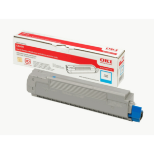 OKI 43487711 Toner cyan, 6.000 pages ISO/IEC 19752 for OKI C 8600