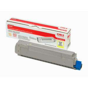 OKI 43487709 Toner yellow, 6.000 pages/5% for OKI C 8600