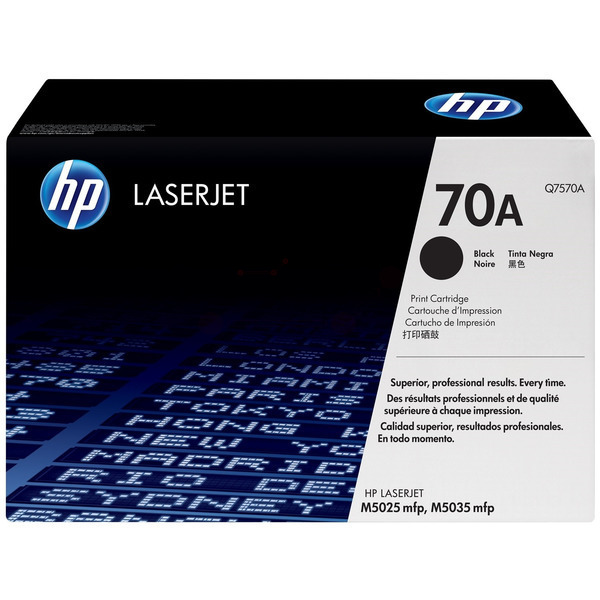 HP Q7570A/70A Toner cartridge black, 15.000 pages ISO/IEC 19752 for HP LaserJet M 5025