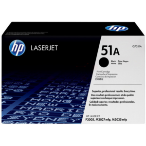 picture HP Q7551A/51A Toner cartridge black, 6.500 pages ISO/IEC 19752 for HP LaserJet P 3005