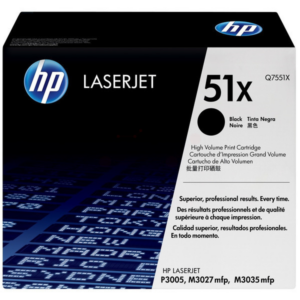 picture HP Q7551X/51X Toner cartridge black, 13.000 pages ISO/IEC 19752 for HP LaserJet P 3005