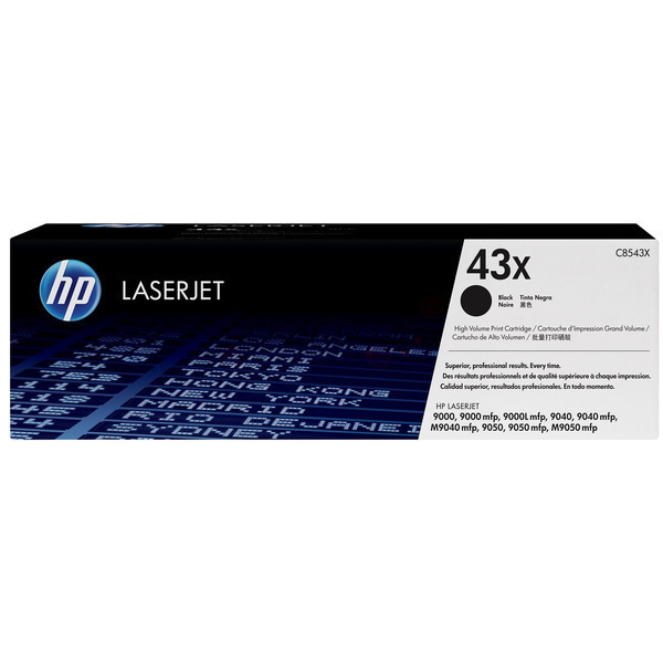 picture HP C8543X/43X Toner cartridge black high-capacity, 30.000 pages ISO/IEC 19752 for Canon LBP-5060/Troy 9000