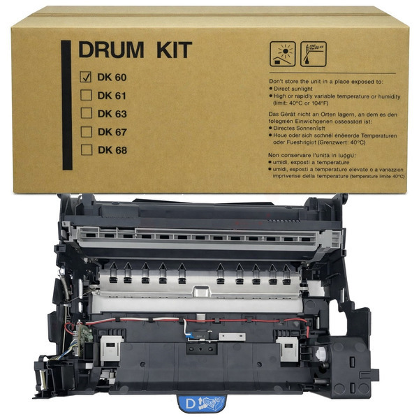 Kyocera 5PLPXY2APKX/DK-60 Drum kit, 300.000 pages ISO/IEC 19752 for FS-1800/-1800 Plus/ Plus N/ T Plus/ TN Plus